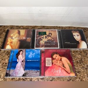 Cd Lot of 5 Celine Dion Self Titled, A New Day Has Come, The Colour Of M…